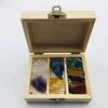 Wholesale Customization Natural Healing Crystal Box Sets, Tumbled Different Mineral Rock Set Crystal Box