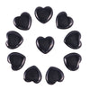 Natural Crystal Heart Charms heart-shaped Chakra Healing Crystal Carving Hearts Mini Gemstone for decorations