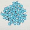 16mm Charms assorted natural gemstone bead pendant healing crystal stone heart pendants for jewelry making