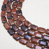 Natural stone rectangle shape gemstone beads for DIY necklace jewelry