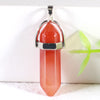 Wholesale Assorted Charms Natural Crystal Stone Hexagon Point Pillar Pendulum Pendant for DIY Jewelry Making