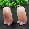 1.5 Inch Natural Crystal Carved Animal Lion Statue Stone Home Decor