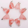 Geometric Jewelry Natural Stone Trapeze Pendant For DIY Jewelry Making