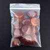 Wholesale high quality gemstone rose quartz amethyst tumbled stone 100 g each bag of crystal tumbles