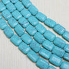 Natural stone rectangle shape gemstone beads for DIY necklace jewelry