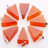 Wholesale Charms assorted crystal beads pendant natural stone triangle pendants DIY jewelry making for women