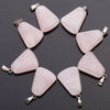 Geometric Jewelry Natural Stone Trapeze Pendant For DIY Jewelry Making