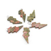 Natural healing crystal men jewelry pendant necklace lightning stone pendant charms for jewelry making