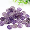 Natural Crystals Healing Stones Beads 15mm Small Jade Crystal Donuts Pendant For Jewelry Making