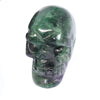 2inch Mixed Color Natural Healing Gemstone Crystal Carved Head Skulls Ornament for Home Decoration Carving Crafts