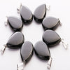Natural Gemstone Pendant Bead Crystals Healing Stones Necklace Water Drop Pendants Charms For Jewelry Making