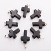 Fashion Natural Gemstone Wholesale Healing Crystal Cross Pendant Necklace Jewelry Cross Pendant