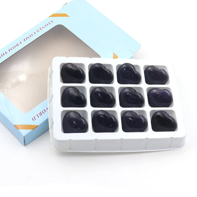 Natural Crystal Heart Gemstone Mineral Quartz Valentine's Day Decoration