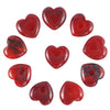 20mm Natural Crystal Heart Charms Gemstone Healing Crystal Carving Hearts Beed No Hole for jewelry stone