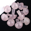 Wholesale natural mushroom crystals mini crystal mushroom carving decoration