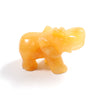 1.5 Inch Natural Crystal Healing Stone Animal Elephant Statue