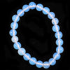 Healing gemstone custom bangle bracelet female 8mm round bead crystal bracelets charms