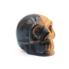 2inch Mixed Color Natural Healing Gemstone Crystal Carved Head Skulls Ornament for Home Decoration Carving Crafts