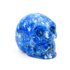 2inch Mixed Color Natural Healing Gemstone Crystal Carved Head Skulls Ornament for Home Decoration Carving Crafts
