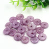 Natural Crystals Healing Stones Beads 15mm Small Jade Crystal Donuts Pendant For Jewelry Making