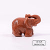 1.5inch Natural gemstone animal carving crystal elephant figurines elephant statue small stone crafts