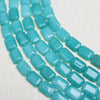 Natural stone rectangle shape gemstone beads for DIY necklace jewelry