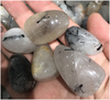 Healing Stone Rose Quartz Obsidian Amethyst Natural Gemstones Tumbld Mixed Palm Tumbled Stones