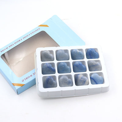Natural Crystal Heart Gemstone Mineral Quartz Valentine's Day Decoration