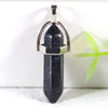 Wholesale Assorted Charms Natural Crystal Stone Hexagon Point Pillar Pendulum Pendant for DIY Jewelry Making