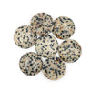 Natural Cabochon 25mm Crystal Quartzite Beads Round Flat Back Cabochon