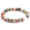 Natural 8mm Ball Bead Bracelet Ladies Natural Crystal Bracelet Bulk