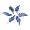 Natural healing crystal men jewelry pendant necklace lightning stone pendant charms for jewelry making