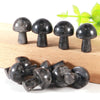 Wholesale natural hand carved crystal mushroom folk crafts reiki gemstnone crystal small size mushroom Home Decoration Gift