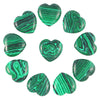 Natural Crystal Heart Charms heart-shaped Chakra Healing Crystal Carving Hearts Mini Gemstone for decorations