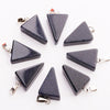 Wholesale Charms assorted crystal beads pendant natural stone triangle pendants DIY jewelry making for women