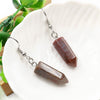 Wholesale Natural Crystal Healing Stone Gemstones Hexagonal bead Dangle Earrings Jewelry Charms For Women 1 buyer