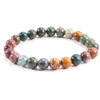 Natural 8mm Ball Bead Bracelet Ladies Natural Crystal Bracelet Bulk