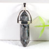 Wholesale Assorted Charms Natural Crystal Stone Hexagon Point Pillar Pendulum Pendant for DIY Jewelry Making