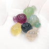 Mixed Animals Plants Bulk Natural Rainbow Fluorite Craft Crystal Carvings