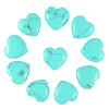 Natural Crystal Heart Charms heart-shaped Chakra Healing Crystal Carving Hearts Mini Gemstone for decorations