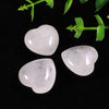 Fat New Style Wholesale 20x10mm Natural Pink Rose Quartz Crystal Stone Carved Heart Chakra Healing Heart Gemstone