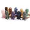 1.5 Inch Natural Crystal Carved Animal Lion Statue Stone Home Decor