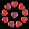 20x8mm Small natural quartz crystals stone hearts healing quartz crystal heart gemstone for home wedding decoration