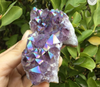 Wholesale Natural Large Reiki Rock Angel Phantom Clear Quartz Crystal Cluster, Raw Unique Amethyst Aura Crystal Cluster