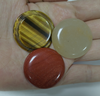 Natural Crystals Healing Stones Beads 15mm Small Jade Crystal Donuts Pendant For Jewelry Making