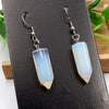 Wholesale Natural Crystal Healing Stone Gemstones Hexagonal bead Dangle Earrings Jewelry Charms For Women 1 buyer