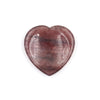 Heart Worry Stone crystal Thumb Gemstone Natural Healing Rose Quartz Amethyst Massage Chakra Heart Shape Worry Stone 40mm