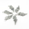Natural healing crystal men jewelry pendant necklace lightning stone pendant charms for jewelry making