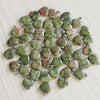 Charms assorted natural Amethyst purple crystal stone bead heart pendants