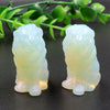 1.5 Inch Natural Crystal Carved Animal Lion Statue Stone Home Decor